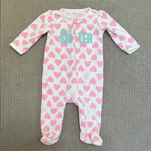 Carters Little Sister Footie - Picture 1 of 5